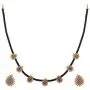 Tarinika Makul Antique Gold-Plated Indian Jewelry Set with CZ pendant Necklace and Earrings - Red Green Tarinika Makul Antique Gold-Plated Indian Jewelry Set with CZ pendant Necklace and Earrings - Red Green