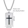 Rnivida Mens Bible Verse Cross Tag Pendant Necklace, Stainless Steel Inspirational Necklace for Men Boys Rnivida Mens Bible Verse Cross Tag Pendant Necklace, Stainless Steel Inspirational Necklace for Men Boys