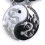 Tapp Collections Dragon Yin Yang 2 Pewter Pendant Necklaces Set Tapp Collections Dragon Yin Yang 2 Pewter Pendant Necklaces Set