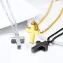 PROSTEEL Stainless Steel Bible Bullet Charm Necklace, Cross Bottle Locket Necklace, Perfume Bottle, Hair Locket, Ashes Urn Necklace, Men Women Memorial Keepsake Jewelry