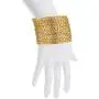LUX ACCESSORIES Gold Tone Glitter Indian Wedding Multi Bangle Set 24 PC LUX ACCESSORIES Gold Tone Glitter Indian Wedding Multi Bangle Set 24 PC