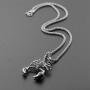 Scorpion Pendant Necklace for Men, Gothic Scorpion King Necklace with 23.6” Chain, Punk Rock Scorpion Amulet Necklace, Scorpio Necklace, Constellation Jewelry Gift for Men Boys