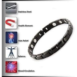 38 Elegant Stainless Steel Magnetic Bracelet for Women Magnetic Therapy Bracelet Pain Relief for Arthritis with Free Link Removal Tool