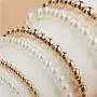 6Pcs Stackable Venetian Pearl Flat Brass Bead Ball Bracelet Set Simple Delecate Gold Beaded Stretch Bracelets Friendship Bangle Boho Stretchable Elastic Bracelet for Women Girl 6Pcs Stackable Venetian Pearl Flat Brass Bead Ball Bracelet Set Simple Delecate Gold Beaded Stretch Bracelets Friendship Bangle Boho Stretchable Elastic Bracelet for Women Girl