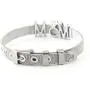 FANCY SHINY Mom Charm Bracelet Stainless Steel Mesh Bangle with Belt Buckle Mother Jewelry Gift for Women FANCY SHINY Mom Charm Bracelet Stainless Steel Mesh Bangle with Belt Buckle Mother Jewelry Gift for Women