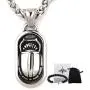 GUNGNEER Stainless Steel Scarab Pendant Egyptian Eye of Horus Necklace Health Protection Amulet Talisman Jewelry GUNGNEER Stainless Steel Scarab Pendant Egyptian Eye of Horus Necklace Health Protection Amulet Talisman Jewelry