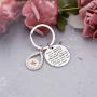 WSNANG Order of The Eastern Star Infinity Necklace OES Sorority Jewelry for BFF Sisterhood Friendship Gift You are Braver Stronger Smarter Than You Think Keychain