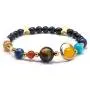 Fesciory Women Solar System Bracelet Universe Galaxy The Eight Planets Guardian Star Natural Stone Beads Bracelet Bangle Gifts for Girls Fesciory Women Solar System Bracelet Universe Galaxy The Eight Planets Guardian Star Natural Stone Beads Bracelet Bangle Gifts for Girls