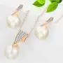 YAZILIND Imitation Pearl Pendant Necklace Stud Earrings Women Jewelry Sets Elegant Dainty Party Accessories YAZILIND Imitation Pearl Pendant Necklace Stud Earrings Women Jewelry Sets Elegant Dainty Party Accessories
