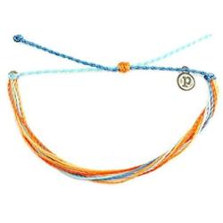 Pura Vida Jewelry Bracelets Bright Bracelet - 100% Waterproof and Handmade w/Coated Charm, Adjustable Band