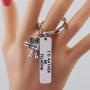 WUSUANED Movie Camera Keychain Id Rather Be Filming Jewelry Gift for Director Videographer Writer