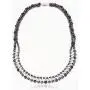 Elegant Womens Hematite Magnetic Therapy Necklace with Healing Stones Pain Relief for Neck Arthritis Migraine Headaches Shoulders and Back (Regular, Amethyst)