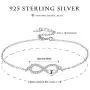 APHILUC Women 925 Sterling Silver Infinity Bracelet Endless Love Heart Adjustable Bracelet for Women Girls Jewelry Gifts APHILUC Women 925 Sterling Silver Infinity Bracelet Endless Love Heart Adjustable Bracelet for Women Girls Jewelry Gifts