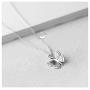 Initial Butterfly Necklace Letter Pendant Necklace with Message Card Silver Butterfly Jewelry Gifts for Women Girls