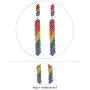 Solememo Gold and Silver Tone Rainbow Color Rhinestone Stud with Hoops Cactus Lips Ties Dangle Long Drop Statement Earring for Women Girls Solememo Gold and Silver Tone Rainbow Color Rhinestone Stud with Hoops Cactus Lips Ties Dangle Long Drop Statement Earring for Women Girls