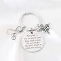 FUSTMW LPN Keychain Licensed Physicians Nurse Graduation Gifts LPN Charm Licensed Physicians Nurse Gift Nursing Student Inspiration Gift Take Pride in How Far You Have Come …