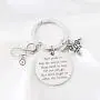FUSTMW LPN Keychain Licensed Physicians Nurse Graduation Gifts LPN Charm Licensed Physicians Nurse Gift Nursing Student Inspiration Gift Take Pride in How Far You Have Come …