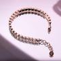 Namana Tennis Bracelet for Women. Swarovski Bracelet set in Stainless Steel, in Gold Plated or Rose Gold Plated Steel