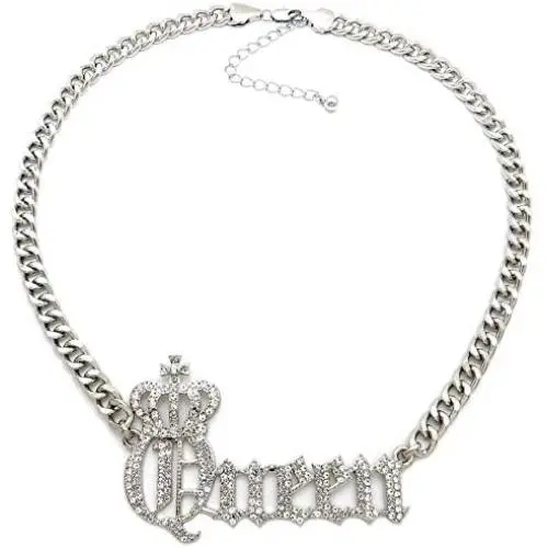 GWOOD Crown Queen Necklace with Crystal Rhinestones, or Earrings GWOOD Crown Queen Necklace with Crystal Rhinestones, or Earrings