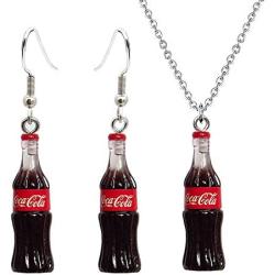 TUSHUO Fashion Creative Simulation Cola Earrings for Minimalist Women Gift Jewelry