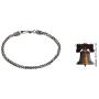 NOVICA .925 Sterling Silver Balinese Chain Bracelet, Borobudur Collection