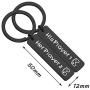 KUIYAI Gamer Couple Keychain Set His Player 1 Her Player 2 Bar Pendant Key Ring