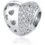 MZC Jewelry Love Heart Charm Beads for Charms Bracelets Necklace