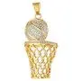 Golden George Basketball Necklace for Men Hip Hop Iced Out Gold Plated Charm Pendant Necklace with 24 Inches Chain for Boys Teen Basketball Fans Golden George Basketball Necklace for Men Hip Hop Iced Out Gold Plated Charm Pendant Necklace with 24 Inches Chain for Boys Teen Basketball Fans