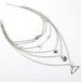 Cathercing Multilayer Boho Necklace for Women Moon Elephant Symbol 12 Constellation Pendant Choker Chain Girls Jewelry On Summer Beach Accessories (Shell Scallop Coconut Tree Beads Fish Tail)