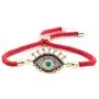GOODYRZJ Evil Eye Bracelet, Red Bracelet for Protection Hamsa Bracelet Amulet Cubic Zirconia Adjustable Jewelry for Women Mal De Ojo Bracelets Pulseras Rojas De Protección