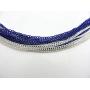 Firstmeet Multi-Layer Two-Color Chain Statement Necklace