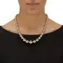 Palm Beach Jewelry Goldtone Graduated Bead Strand Necklace and Earring Set (15.5mm), Lobster Claw Clasp, 18 inches