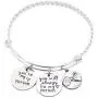 O.RIYA Best Friend Bracelet - Youre My Person Bracelet - Sister Gift - Pinky Promise Charm Bracelet - Best Friend Birthday Gift