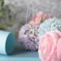 Hicarer 8 Pieces Mermaid Necklace Unicorn Pendant Necklace Cute Fairy Necklace Crystal Pendant Necklaces for Princess Jewelry