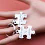 Eigso Puzzle Piece Keychain for Couples Were Like Puzzle Pieces That Fit Together Matching Keychain Distance Keychain