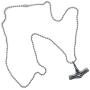 Tribal Celtic Norse Viking Jewelry THOR God of Thunder Odin Norwegian Mjolnir Thors Hammer Protection Amulet Wealth Luck Money Charm Victory Talisman Pewter Mens Pendant Necklace w Silver Ball Chain