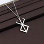 CENWA Viking Jewelry Berserker Rune Stainless Steel Pendant Necklace Amulet Talisman Sign Necklace