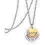 Queyuen Not Throwing Away My Shot Hamilton Musical Broadway Tri-Layer Necklace Inspiration Motivation Jewelry Theater Gift