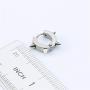 Mens Punk Style Earrings Titanium Steel Rock Ear Clips Street Hip-Hhop Earrings Stainless Steel Huggie Hoop Earrings for Men Women Teen Boys Girls Statement Jewelry