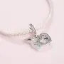 Annmors Love Heart Charm fits Pandora Charms Bracelets for Woman-925 Sterling Silver Dangle Pendant Bead,Girl Jewelry Beads Gifts for Women Bracelet&Necklace