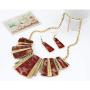 FENICAL Women Alloy Vintage Leopard Necklace and Earring Set Jewellry Set Leopard