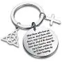 CYTING May Those Who Love Us Love Us Irish Blessing Keychain with Celtic Trinity Knot Good Luck Jewelry Long Distance Relationship Going Away Gifts for Family Friends CYTING May Those Who Love Us Love Us Irish Blessing Keychain with Celtic Trinity Knot Good Luck Jewelry Long Distance Relationship Going Away Gifts for Family Friends