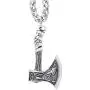 HAQUIL Viking Jewelry Norse Axe Talisman Pendant Chain Necklace for Men and Women HAQUIL Viking Jewelry Norse Axe Talisman Pendant Chain Necklace for Men and Women