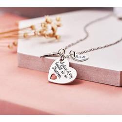 Memorial Necklace A Piece of My Heart is in Heaven Memorial Dad Mom Necklace Loss of Father Gift