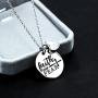 Stainless Steel Christian Faith Mustard Seed Lettering Necklaces, God Has You In Arm Necklace Memorial Gifts