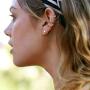 ChicSilver 925 Sterling Silver Ear Cuff Non Piercing Clip on Cartilage Earrings for Women Teengirls (with Gift Box)