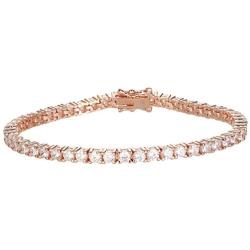 SHKA Tennis Bracelet with Swarovski Elements Crystal Jewelry Lady Valentines Gift Mother’s Day Zirconia Platinum Plated