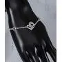 ELEGANZIA Heart Bracelet Sterling Silver for Women, Cubic Zirconia Love Charm Bracelet Eternity Jewelry Anniversary Birthday Valentine for Her ELEGANZIA Heart Bracelet Sterling Silver for Women, Cubic Zirconia Love Charm Bracelet Eternity Jewelry Anniversary Birthday Valentine for Her
