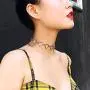 Konpicca 18K Real Gold Plated Chain Choker Necklace Hollow Tiny Butterfly Lucky Heart Link Necklace Minimalist Punk Clavicle Jewelry for Women Konpicca 18K Real Gold Plated Chain Choker Necklace Hollow Tiny Butterfly Lucky Heart Link Necklace Minimalist Punk Clavicle Jewelry for Women