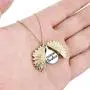 14K Gold Plated You are My Sunshine Necklace Sunflower Locket Engraved Necklace Pendant for Women Men Girls